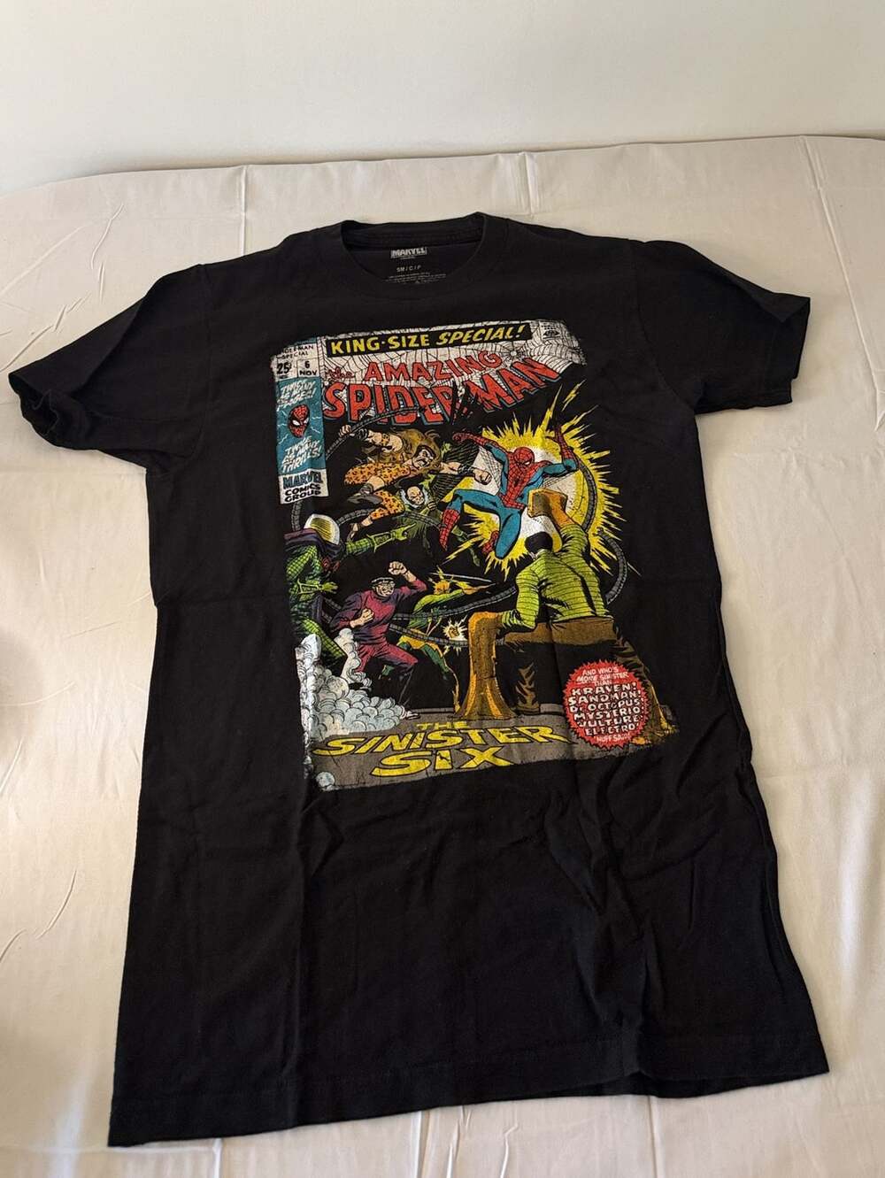 Marvel The Amazing Spider-Man The Sinister Six Comic T-Shirt Size Small